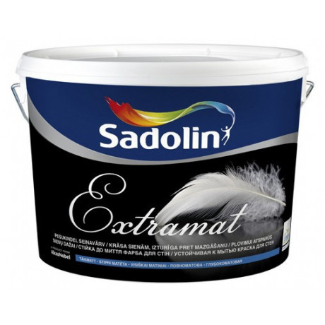 Стійка до миття фарба Sadolin Extramat Біла
