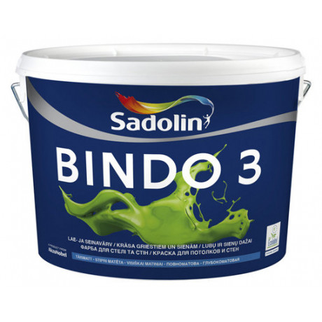 Латексная краска Sadolin Bindo 3 BW Белая