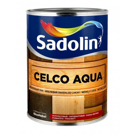 Лак для дерева на водній основі Sadolin Celco Aqua Безбарвний