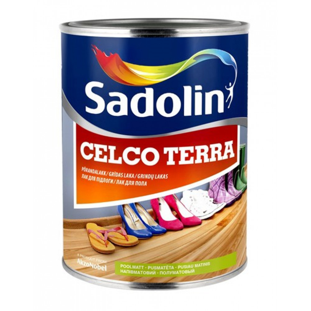Зносостійкий лак для підлоги Sadolin Celco Terra Безбарвний
