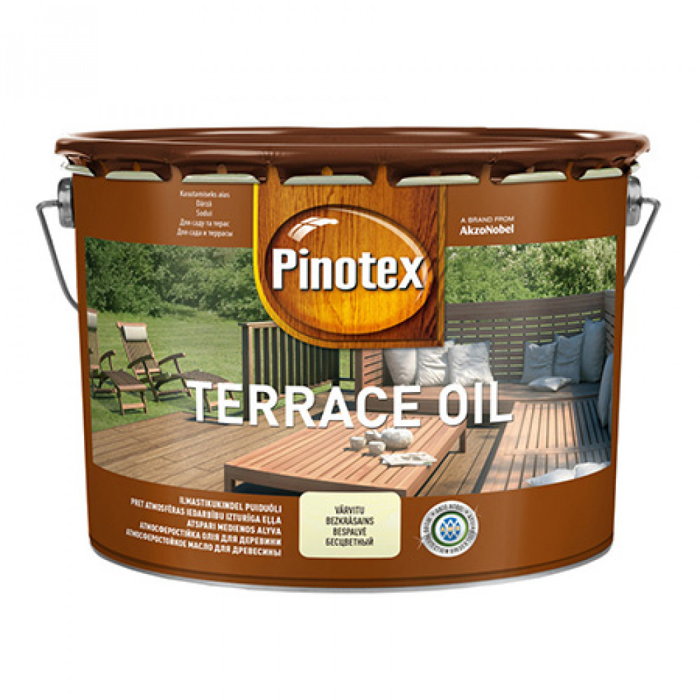 Атмосферостійка алкідна олія PINOTEX TERRACE & WOOD OIL   Безбарвний