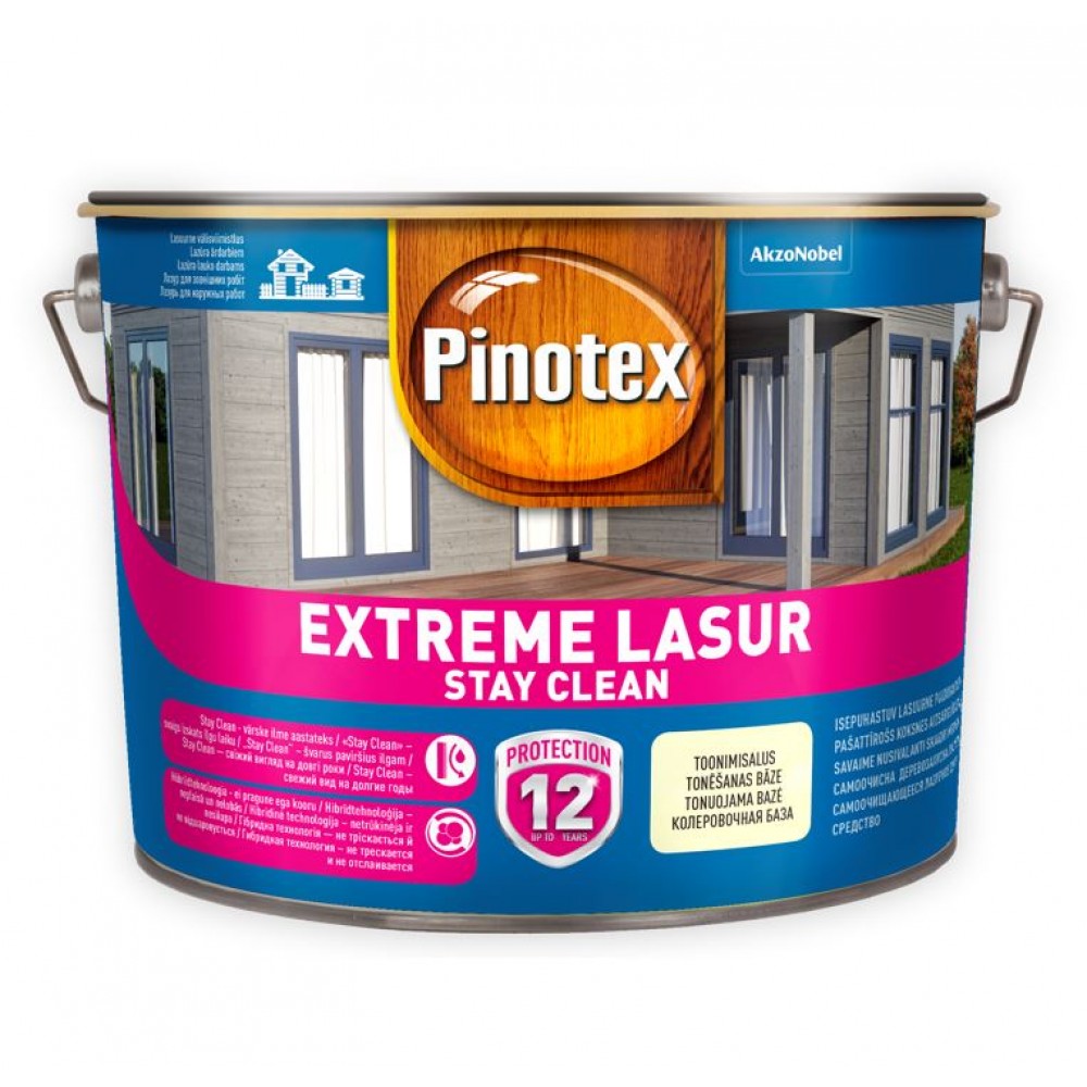 Самоочищающееся  деревозащитное средство Pinotex Extreme Lasur