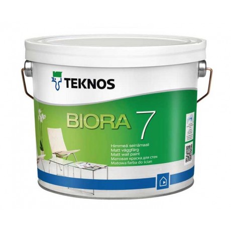 Краска акрилатная для стен Teknos Biora 7
