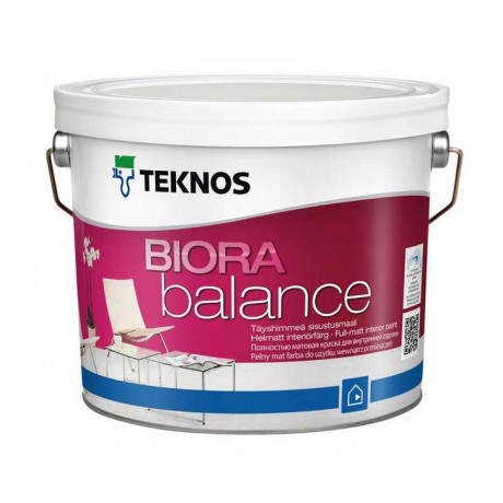 Фарба для стін та стель Teknos Biora Balance