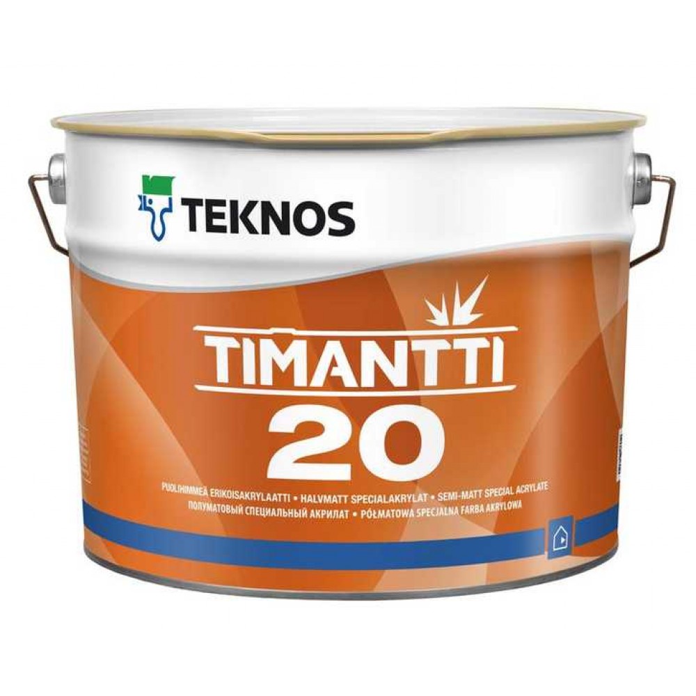 Влагостойкая краска Teknos Timantti 20  